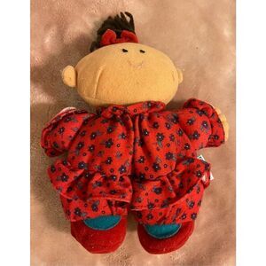 Vintage 90’s McDonald’s McBaby 8” Plush Tan & Brown Hair Soft Plush Body cloth s
